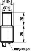 Габариты ISB Z4A-321P-4-L